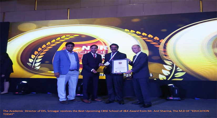 DIS Srinagar Receives The Top Upcoming CBSE School Award