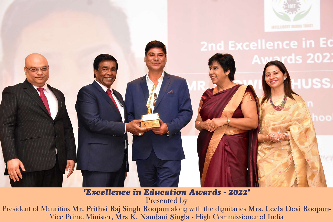 Doon School Srinagar bags award of excellence from Mauritius Govt