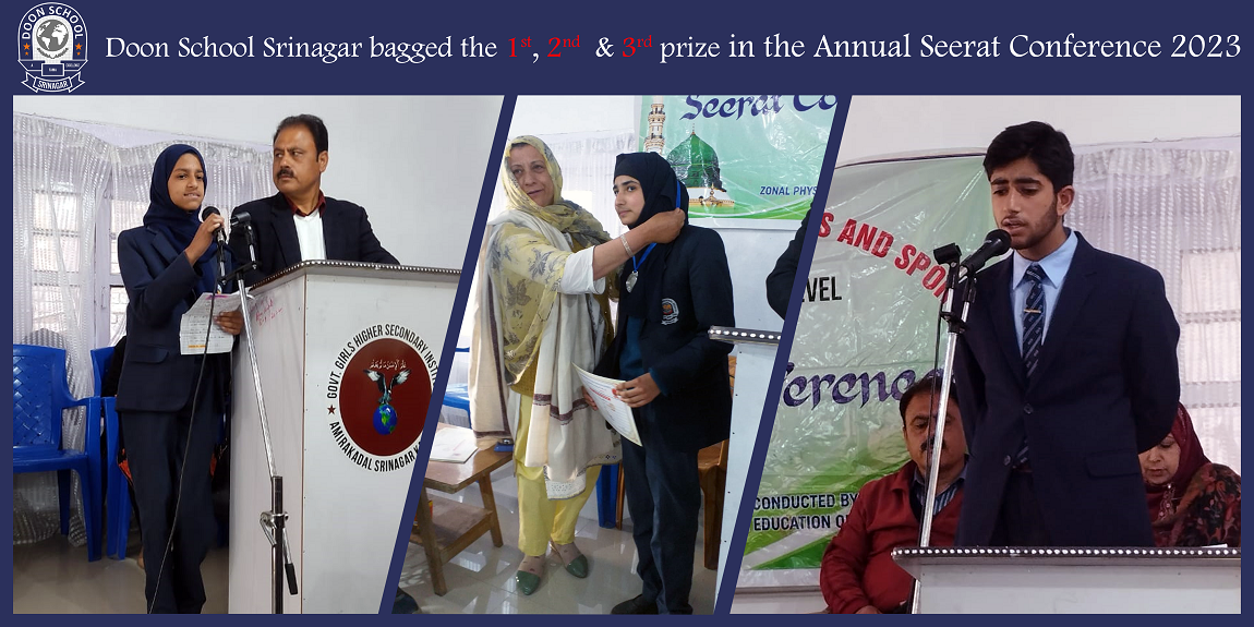 Doon School bagged the 1st, 2nd & 3rd prize