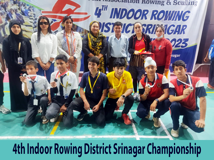 4th Indoor Rowing District Srinagar Championship