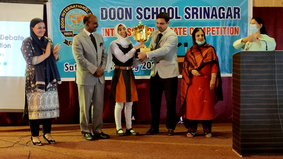 INTER-SCHOOL DEBATE COMPETITION, 2021 ORGANISED BY DOON SCHOOL SRINAGAR