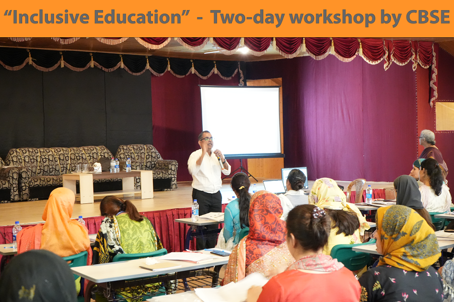 "Inclusive Education" - Two-day workshop by CBSE