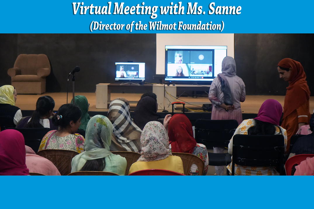 Virtual Meeting with Director of Wilmot Foundation