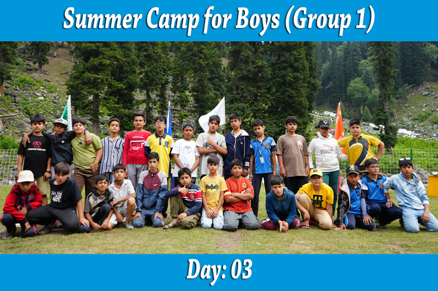 Summer Camp For Boys (Day: 03 | Group: 01)