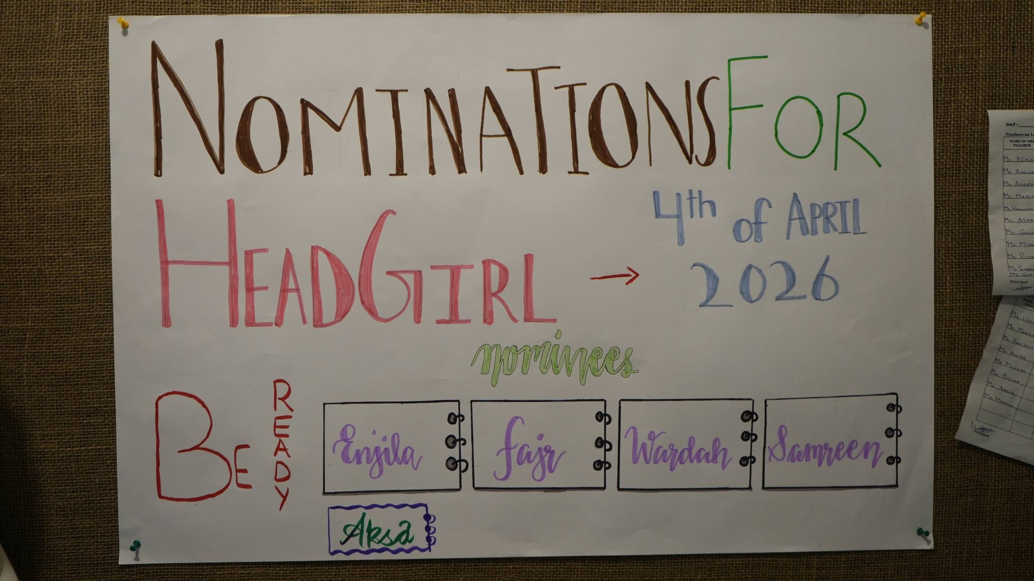 Student Council Elections