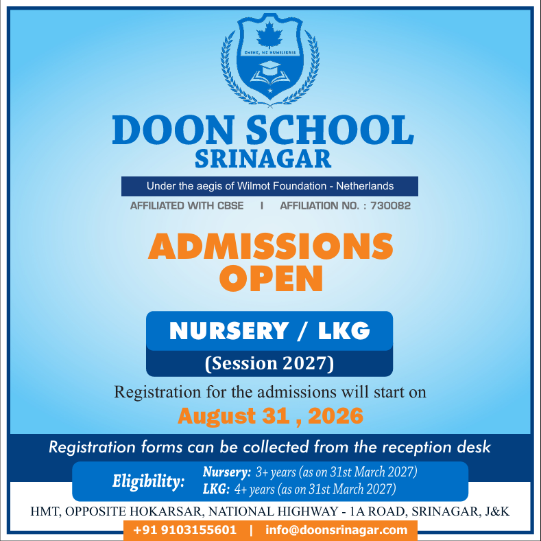 Nursery/LKG Admissions 2026-27